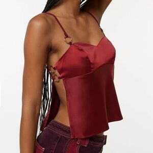 UO Satin Flyaway Cami